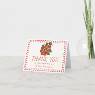That's Amore Rote Tomaten Italienische Hochzeitsdu Dankeskarte