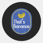 Thats Bananas Sticker Fruit Costume Halloween Men (Vorderseite)