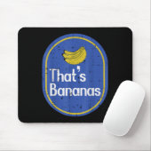 Thats Bananas Sticker Fruit Costume Halloween Men  Mousepad (Mit Mouse)