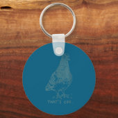 That's Coo Geon, Punny Geon  Schlüsselanhänger (Vorderseite)