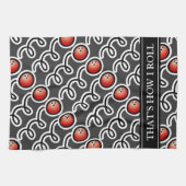 Thats how i roll bowling ball towel for bowlers handtuch (Horizontal)