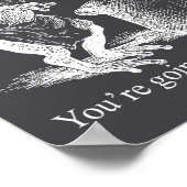 That's It You're Going In The Soup Funny Frog Witc Poster (Ecke)