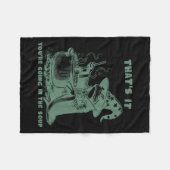 That's It, You're Going In The Soup, Funny Wizard  Fleecedecke (Vorderseite (Horizontal))