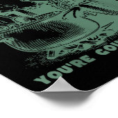 That's It, You're Going In The Soup, Funny Wizard Poster (Ecke)