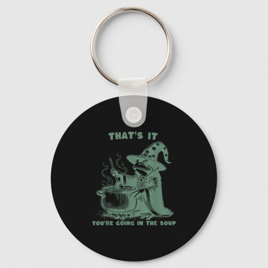 That's It, You're Going In The Soup, Funny Wizard Schlüsselanhänger (Vorderseite)