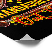 That's My Granddaughter Out There Softball Grandma Poster (Ecke)