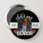 That's my Senior Basketball player for parent Button (Vorne & Hinten)