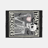 That's On Ckorder Pharmacy Tech Skeleton That's Ck Fleecedecke (Vorderseite (Horizontal))