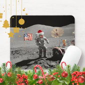 That's One Small Step for Santa Apollo 17  Mousepad