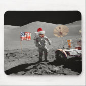 That's One Small Step for Santa Apollo 17  Mousepad (Vorne)