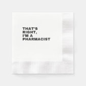 THAT'S RIGHT SERVIETTE (Vorderseite)