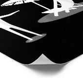 That's Shady Funny Humor Sarcastic Sarcasm Joke Poster (Ecke)