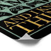 That's What I Do Game Funny Video Games Gift Tee Poster (Ecke)