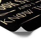 That's What I Do I Cook Stuff And I Know Things Fu Poster (Ecke)