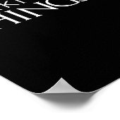 Thats What I Do I Drink Coffee And I Know Things - Poster (Ecke)