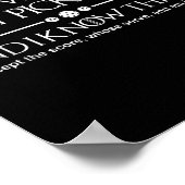 That's What I Do I Play Ckleball And I Know Things Poster (Ecke)