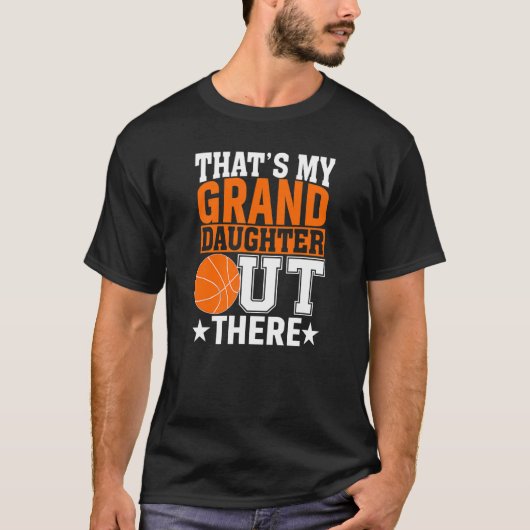 Thatu2019s Meine Enkelin da draußen Basketball G T-Shirt (Vorderseite)
