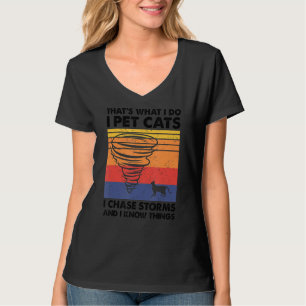 Thatu2019s Was ich tue ich füttere Katzen ich Chas T-Shirt