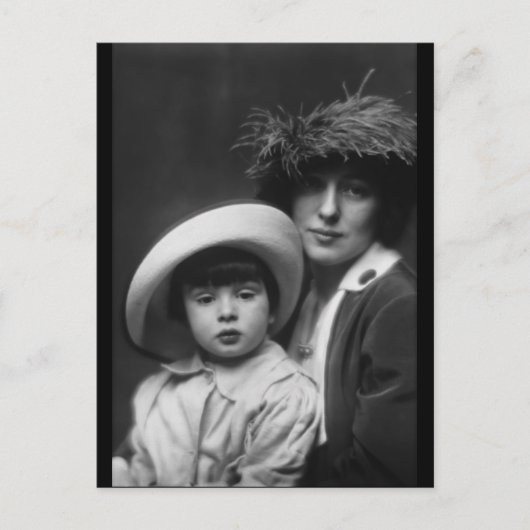Thaw, Evelyn Nesbitt und Son von Arnold Genthe,191 Postkarte (Vorderseite)