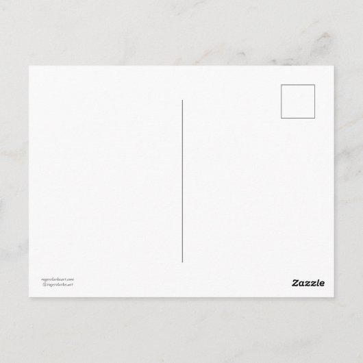 Thaxkirche und Windmühle Postkarte (Rückseite)