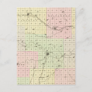 Thayer Landkreis, Nebraska Postkarte