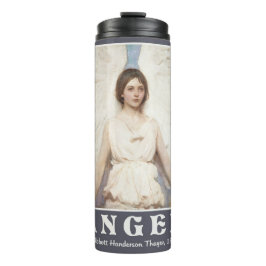 Thayer's Angel Art Custom Text Tumbler Thermosbecher