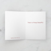 Thayer's Angel - Weihnachtskarte Feiertagskarte (Innenseite)