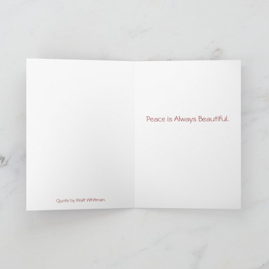 Thayer's Angel - Weihnachtskarte Feiertagskarte (Innenseite)