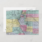 Thayers Karte von Colorado (Vorne/Hinten)