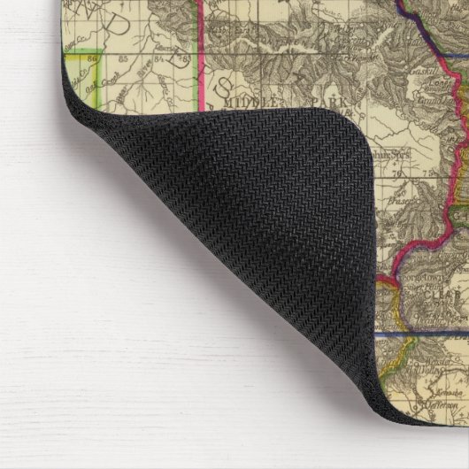 Thayers Karte von Colorado 2 Mousepad (Ecke)