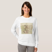 Thayers Karte von Colorado 2 T-Shirt (Vorne ganz)