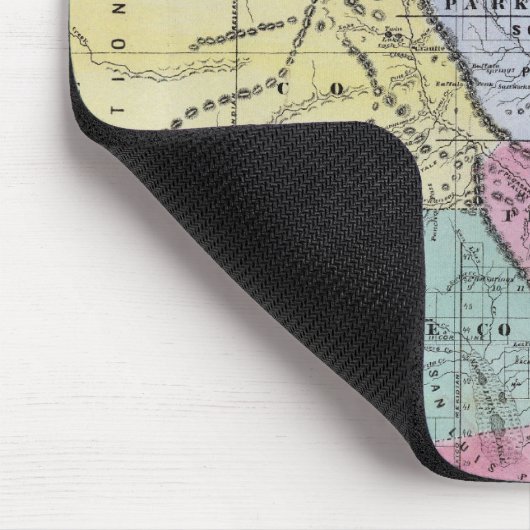 Thayers Karte von Colorado Mousepad (Ecke)