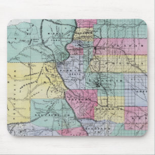 Thayers Karte von Colorado Mousepad