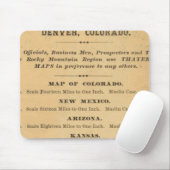 Thayers Karte von Colorado Mousepad (Mit Mouse)