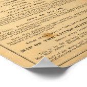 Thayers Karte von Colorado Poster (Ecke)