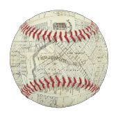 Thayers Karte von Denver Colorado Baseball (Rückseite)