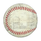 Thayers Karte von Denver Colorado Baseball (Vorderseite Links)