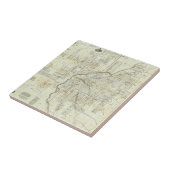Thayers Karte von Denver Colorado Fliese (Seite)
