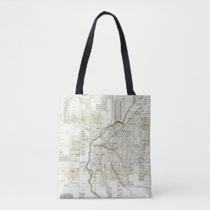 Thayers Karte von Denver Colorado Tasche
