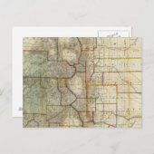 Thayers neue Karte des Staat Colorado (Vorne/Hinten)