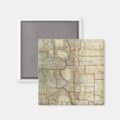 Thayers neue Karte des Staat Colorado Magnet (Vorderseite/Rückseite)