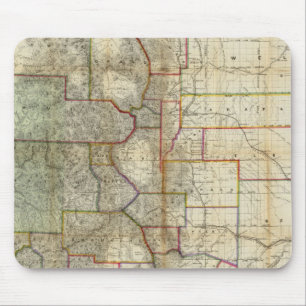 Thayer's neue Karte des Staat von Colorado Mousepad