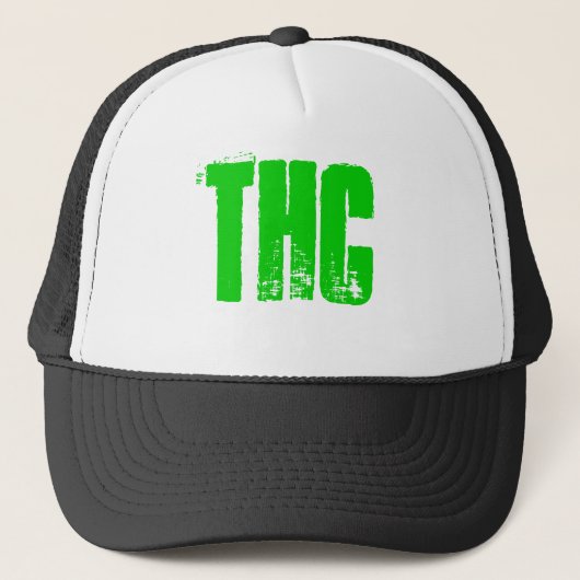 THC Fernlastfahrerkappe Truckerkappe (Vorderseite)