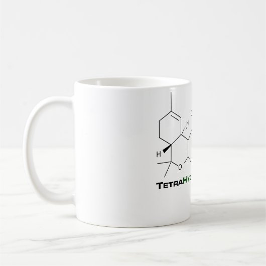 THC Unkraut Kaffeetasse (Links)