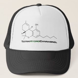THC Unkraut Truckerkappe