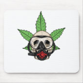 THC Weed Scuba Diver Mousepad (Vorne)