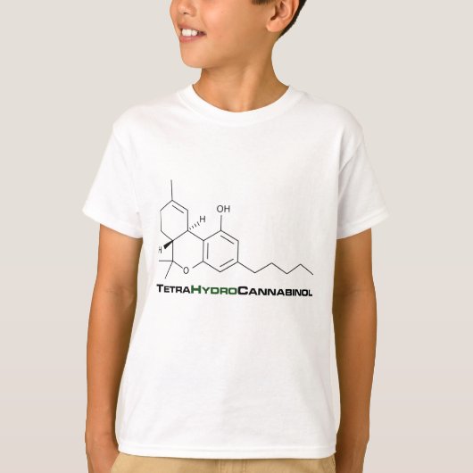 THC Weed T-Shirt (Vorderseite)