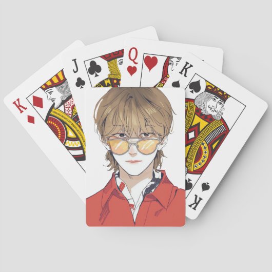 The8 SEVENTEEN K-Pop Fan Art Playing Cards Spielkarten (Rückseite)