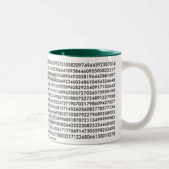 The π-Cup Zweifarbige Tasse