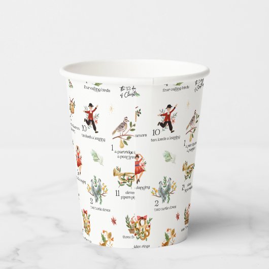 The 12 Days of Christmas | Holiday Pappbecher (Rechts)
